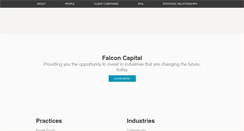 Desktop Screenshot of falcon-capital.com