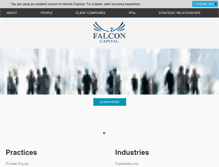 Tablet Screenshot of falcon-capital.com